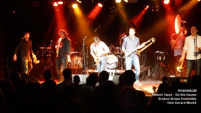 DSC02164- Willem Twee Poppodium vrijdag - On the house - Broken Brass Ensemble - 6apr2018 - foto GerardMontE web