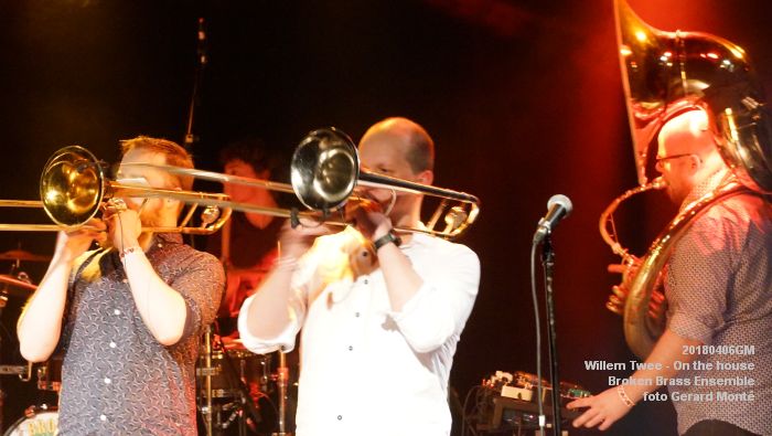 DSC02167- Willem Twee Poppodium vrijdag - On the house - Broken Brass Ensemble - 6apr2018 - foto GerardMontE web