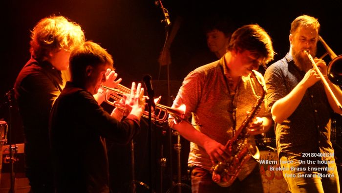DSC02181- Willem Twee Poppodium vrijdag - On the house - Broken Brass Ensemble - 6apr2018 - foto GerardMontE web