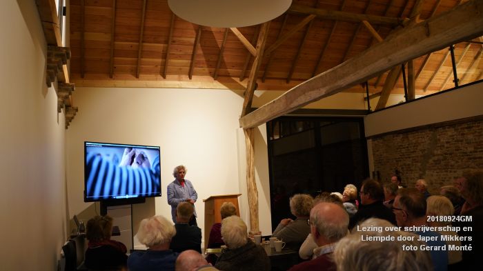 DSC04735- Lezing over Liempde door de Brabantse auteur Japer Mikkers - de Liempdsenherd Liempde - 24sept2018 -  foto GerardMontE web