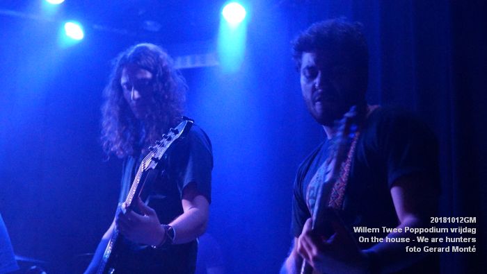 iDSC08617-  Willem Twee Poppodium vrijdag - On the house - We are hunters - 12okt2018 -  foto GerardMontE web