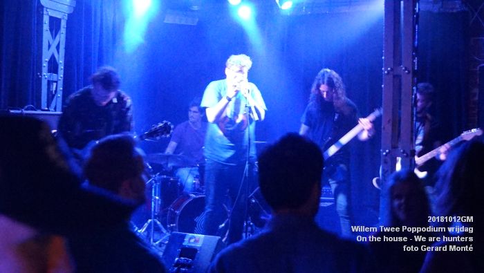 iDSC08624-  Willem Twee Poppodium vrijdag - On the house - We are hunters - 12okt2018 -  foto GerardMontE web
