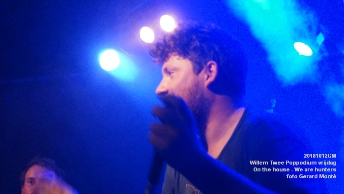 iDSC08640-  Willem Twee Poppodium vrijdag - On the house - We are hunters - 12okt2018 -  foto GerardMontE web