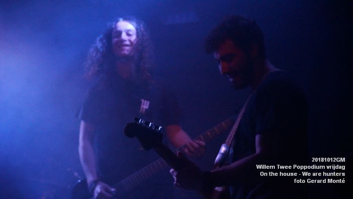 iDSC08645-  Willem Twee Poppodium vrijdag - On the house - We are hunters - 12okt2018 -  foto GerardMontE web