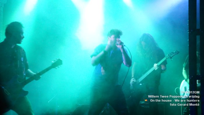 iDSC08648-  Willem Twee Poppodium vrijdag - On the house - We are hunters - 12okt2018 -  foto GerardMontE web