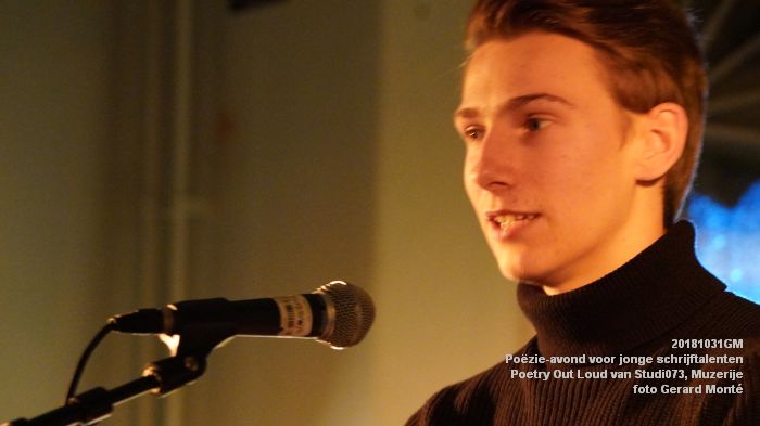 eDSC07846- Poezie-avond voor jonge schrijftalenten - Poetry Out Loud van Studi073  Muzerije- 31okt2018 -  foto GerardMontE web