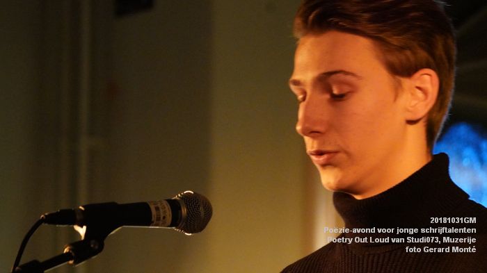 eDSC07849- Poezie-avond voor jonge schrijftalenten - Poetry Out Loud van Studi073  Muzerije- 31okt2018 -  foto GerardMontE web