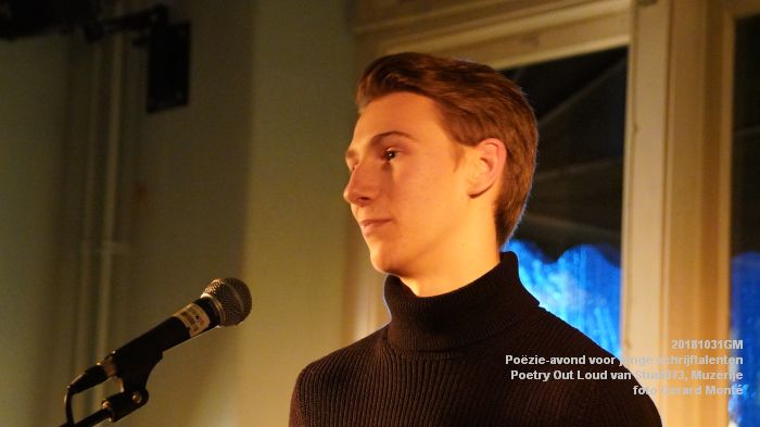 eDSC07906- Poezie-avond voor jonge schrijftalenten - Poetry Out Loud van Studi073  Muzerije- 31okt2018 -  foto GerardMontE web
