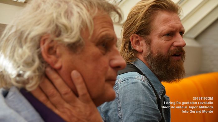 DSC07987- Lezing De gestolen revolutie door de auteur Japer Mikkers - 3nov2018 -  foto GerardMontE web