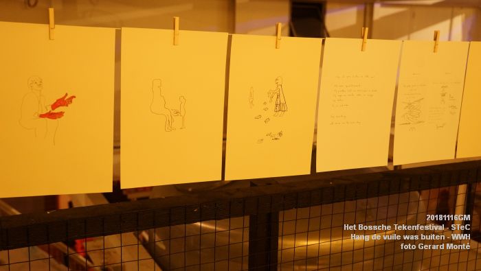 DSC03195- Het Bossche Tekenfestival - Hang de vuile was buiten - Werkwarenhuis - div locaties - 16nov2018 -  foto GerardMontE web