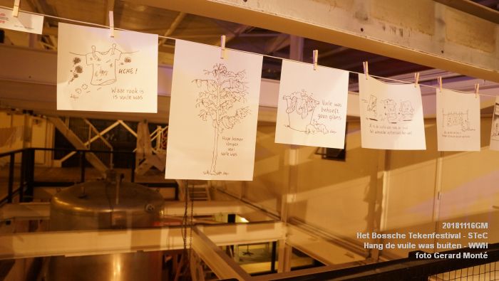DSC03203- Het Bossche Tekenfestival - Hang de vuile was buiten - Werkwarenhuis - div locaties - 16nov2018 -  foto GerardMontE web