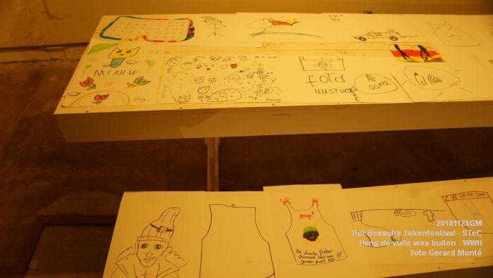 GDSC04163- Het Bossche Tekenfestival - Hang de vuile was buiten - Werkwarenhuis - stok - 25nov2018 -  foto GerardMontE web