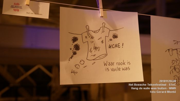 GDSC04168- Het Bossche Tekenfestival - Hang de vuile was buiten - Werkwarenhuis - stok - 25nov2018 -  foto GerardMontE web
