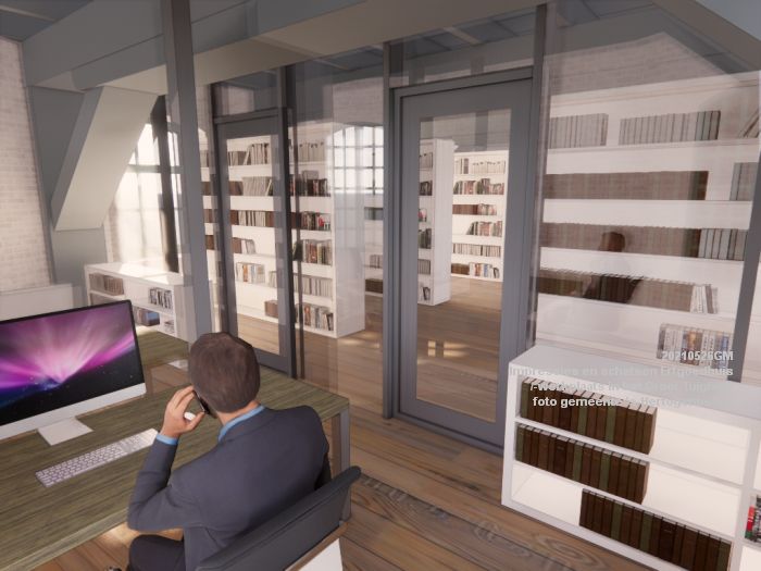 62- Impressies en ontwerpschetsen van het nieuwe Erfgoedhuis -werkplaats in het Groot Tuighuis - 26mei2021 - foto gemeente s-Hertogenbosch