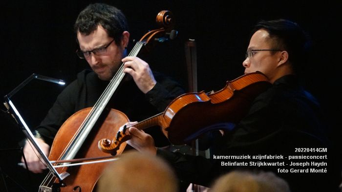 DSC02611- kamermuziek azijnfabriek - Belinfante Strijkkwartet - passieconcert Joseph Haydn - 14april2022 -  foto GerardMontE web