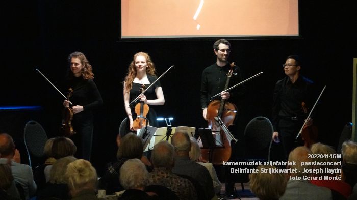 DSC02654- kamermuziek azijnfabriek - Belinfante Strijkkwartet - passieconcert Joseph Haydn - 14april2022 -  foto GerardMontE web