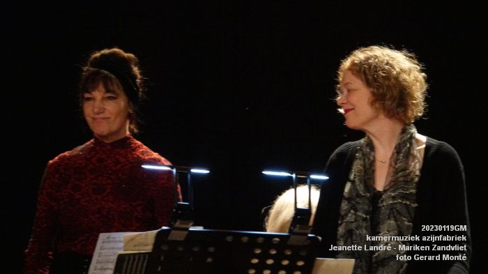 DSC07423- kamermuziek azijnfabriek - Jeanette LandrE en Mariken Zandvliet - 19jan2023 -  foto GerardMontE web