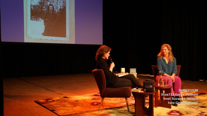 DSC09095- Huis73 Literair Podium - Suzanna Jansen - 12mrt2023 -  foto GerardMontE web