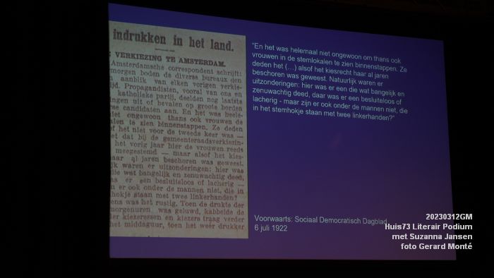DSC09097- Huis73 Literair Podium - Suzanna Jansen - 12mrt2023 -  foto GerardMontE web
