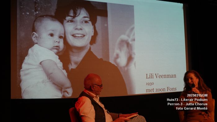 DSC02002- Huis73 - Literair Podium Perron-3 - Jutta Chorus - 15mrt2023 -  foto GerardMontE web