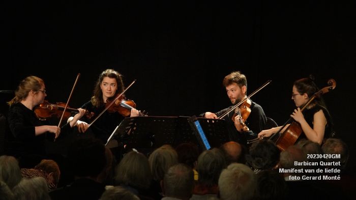 DSC03885- kamermuziek azijnfabriek - Barbican Quartet - Manifest van de liefde - 20apr2023  - foto Gerard MontE web