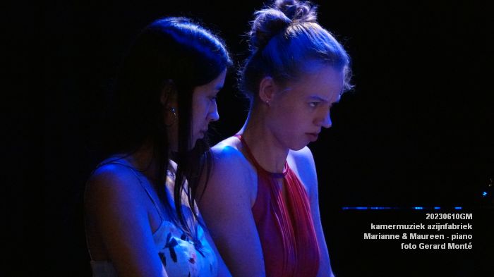 DSC08487- kamermuziek azijnfabriek piano-duo Marianne - Maureen - 10juni2023 - foto GerardMontE web