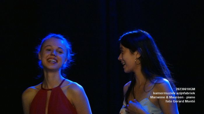 DSC08493- kamermuziek azijnfabriek piano-duo Marianne - Maureen - 10juni2023 - foto GerardMontE web