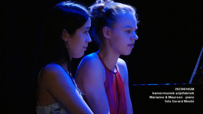 DSC08503- kamermuziek azijnfabriek piano-duo Marianne - Maureen - 10juni2023 - foto GerardMontE web