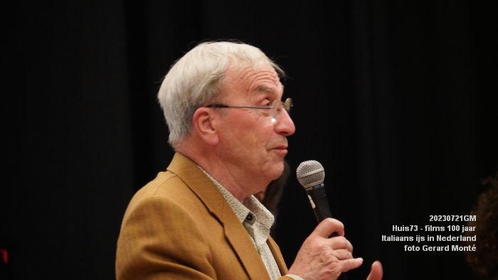 DSC09799- Huis73 - films 100 jaar Italiaans ijs in Nederland - 21jun2023 - foto GerardMontE web