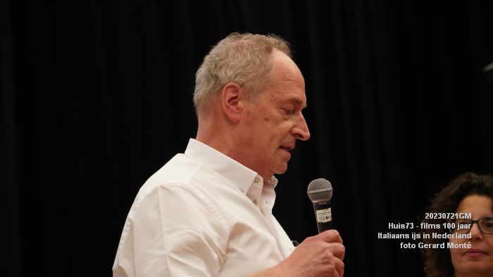 DSC09808- Huis73 - films 100 jaar Italiaans ijs in Nederland - 21jun2023 - foto GerardMontE web