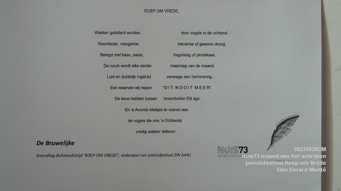 DSC04959- Huis73 Maand van het schrijven - poeziefestival Roep om Vrede - 30sep2023 - foto GerardMontE web