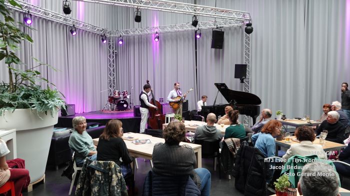DSC06540- H73 Live - Tijn Trommelen - Jacob Bedaux - bassist - 21okt2023 - foto GerardMontE web