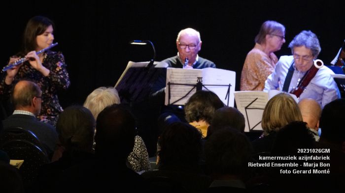DSC06816- kamermuziek azijnfabriek - Blazers van het Rietveld Ensemble en Marja Bon piano - 26okt2023 - foto GerardMontE web