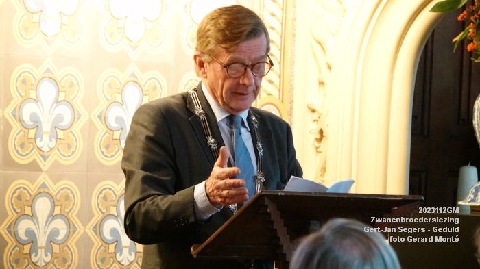 DSC09205- Zwanenbroederslezing Gert-Jan Segers - Geduld - 12nov2023 - foto GerardMontE web