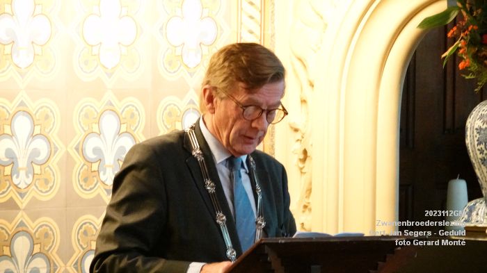 DSC09206- Zwanenbroederslezing Gert-Jan Segers - Geduld - 12nov2023 - foto GerardMontE web