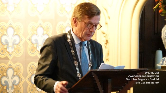 DSC09208- Zwanenbroederslezing Gert-Jan Segers - Geduld - 12nov2023 - foto GerardMontE web