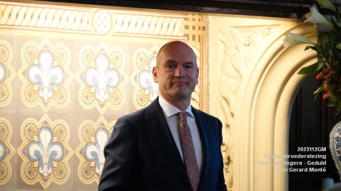 DSC09210- Zwanenbroederslezing Gert-Jan Segers - Geduld - 12nov2023 - foto GerardMontE web