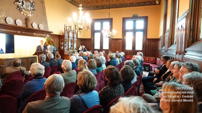DSC09223- Zwanenbroederslezing Gert-Jan Segers - Geduld - 12nov2023 - foto GerardMontE web