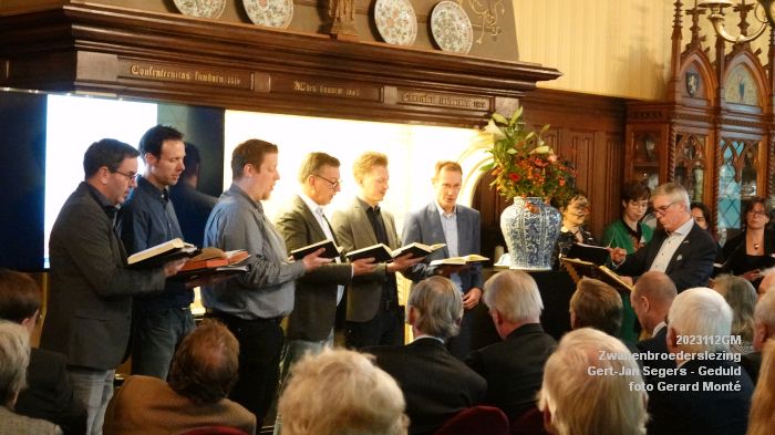 DSC09246- Zwanenbroederslezing Gert-Jan Segers - Geduld - 12nov2023 - foto GerardMontE web