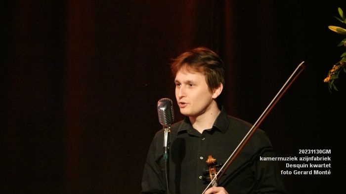 DSC01205- kamermuziek azijnfabriek - Desquin kwartet - 30nov2023 - foto GerardMontE web