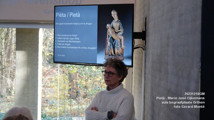 DSC01831- Lezing Pieta - Marie Jose Eijkemans - begraafplaats Orthen - 10dec2023 - foto GerardMontE web