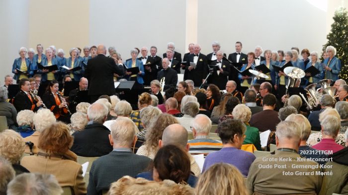 DSC02603- Grote Kerk - Kerstconcert - Harmonie Oude Post - Gemengd Koor - 17dec2023 - foto GerardMontE web