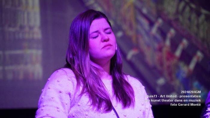 eDSC02702- Huis73 - Art United - presentaties van theater kunst dans en muziek - 4feb2024 - foto GerardMontE web