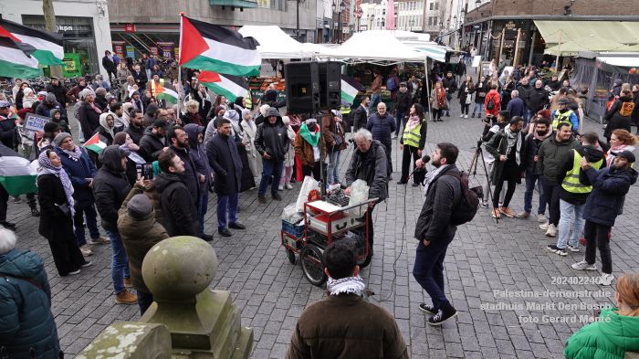 DSC07541- Palestina demonstratie Markt Den Bosch - 24feb024 - foto GerardMontE web