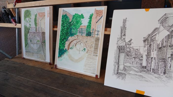 DSC09381- Centrum Den Bosch Visstraat  Bossche Amateur Schilderdag - 2juni2024 - foto Gerard MontE web