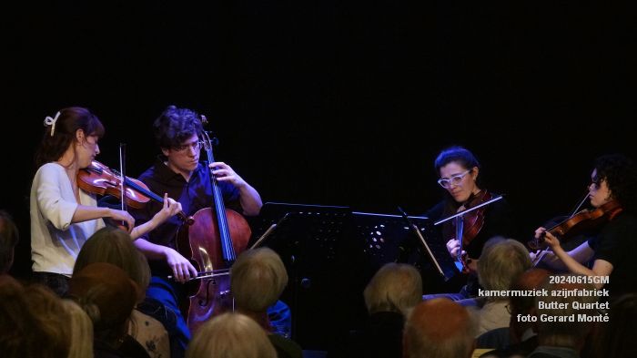 DSC00945- kamermuziek azijnfabriek - Butter Quartet - 15juni2024 - foto Gerard MontE web