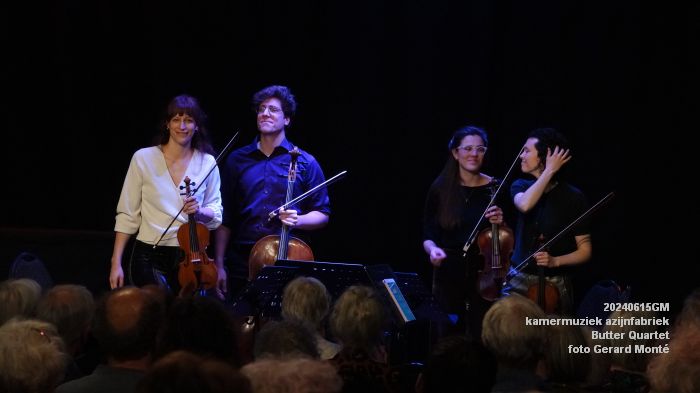 DSC00948- kamermuziek azijnfabriek - Butter Quartet - 15juni2024 - foto Gerard MontE web