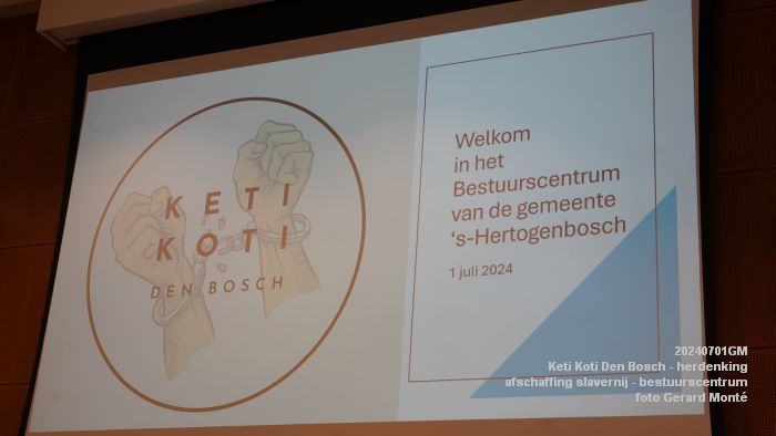 DSC02816- Keti Koti Den Bosch - herdenking 161 jaar afschaffing slavernij - bestuurscentrum - 1juli2024 - foto GerardMontE web