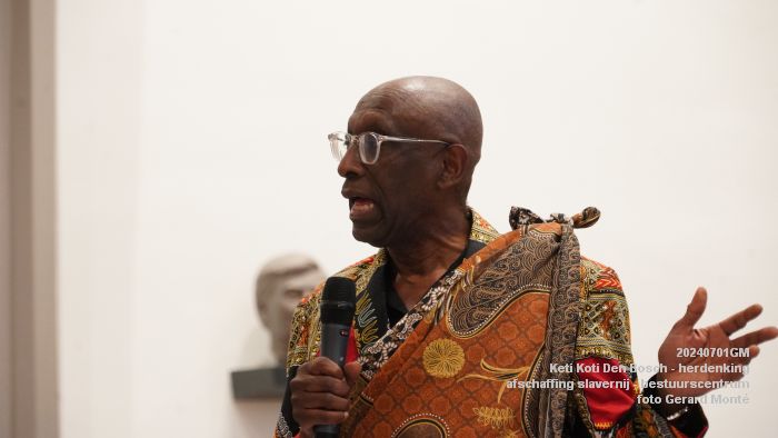 DSC03017- Keti Koti Den Bosch - herdenking 161 jaar afschaffing slavernij - bestuurscentrum - 1juli2024 - foto GerardMontE web
