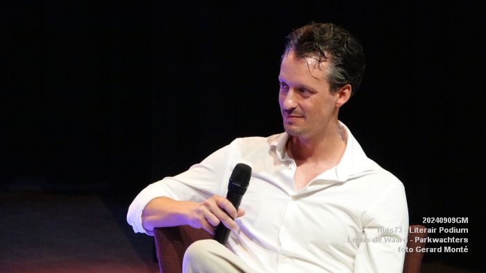 DSC08951- Huis73 Literair Podium - Lucas de Waard - Parkwachters - 9sep2024 -  foto GerardMontE web